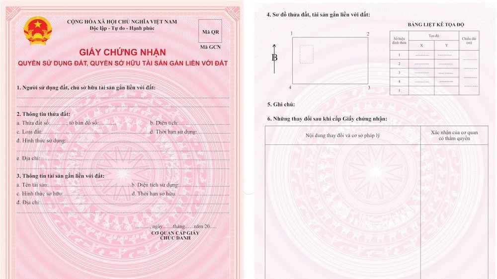 Mẫu “sổ đỏ” mới từ ngày 1/8/2024