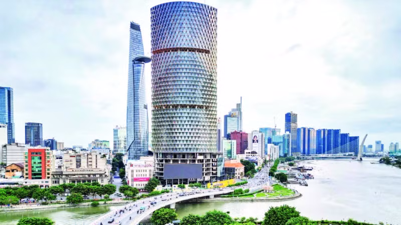 Thành phố Hồ Chí Minh đặt mục tiêu trở thành một trong 100 trung tâm tài chính hàng đầu thế giới trong tương lai. (Ảnh THẾ ANH)