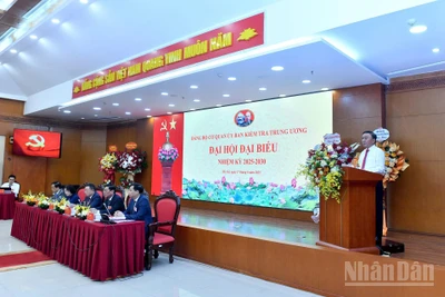 Quang cảnh Đại hội Đảng bộ cơ quan Ủy ban Kiểm tra Trung ương nhiệm kỳ 2025-2030. (Ảnh: ĐĂNG KHOA)