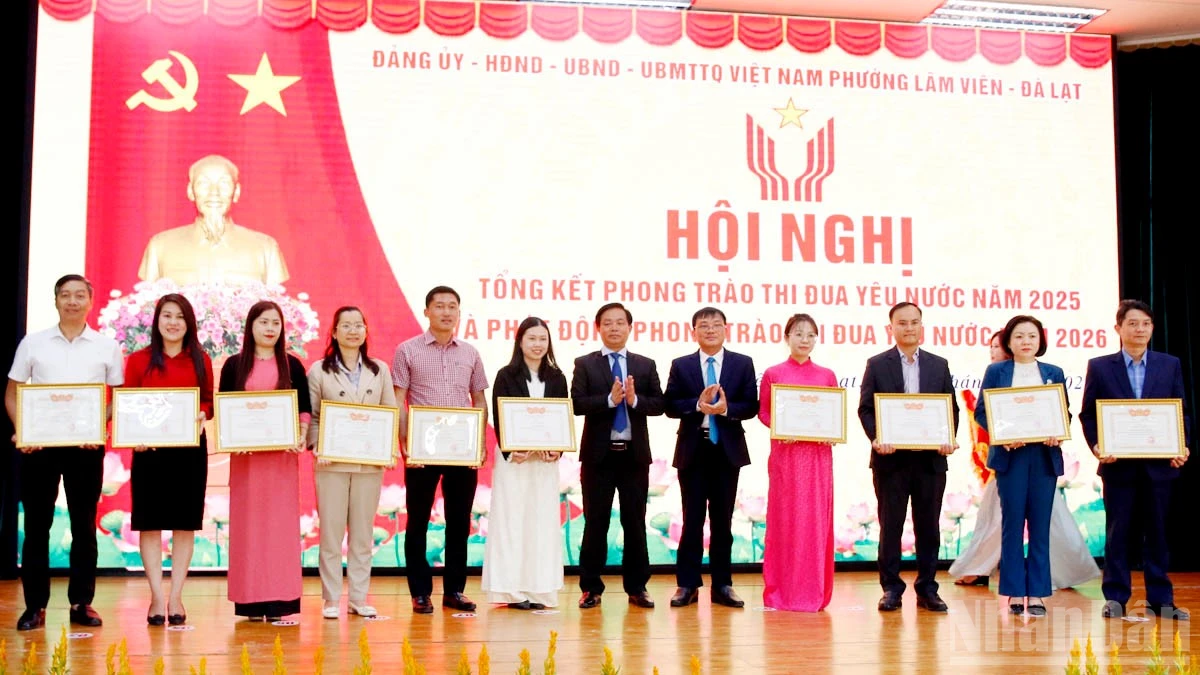 Phường Lâm Viên-Đà Lạt tổng kết thi đua 2025, phát động phong trào mới năm 2026