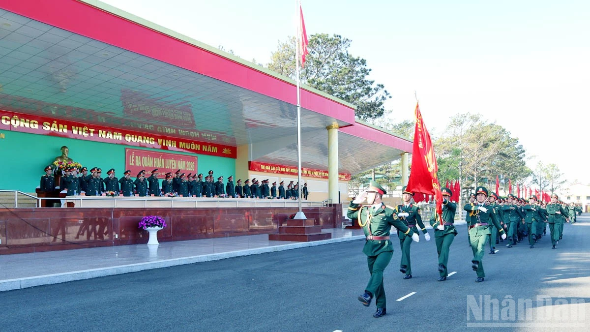 Học viện Lục quân Đà Lạt ra quân huấn luyện năm 2026, phát động thi đua cao điểm