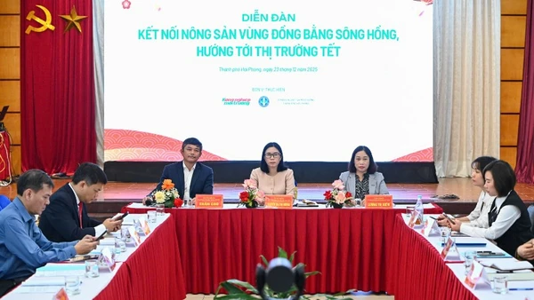 Diễn đàn “Kết nối nông sản vùng đồng bằng sông Hồng, hướng tới thị trường Tết” do Cục Trồng trọt và Bảo vệ thực vật, Báo Nông nghiệp và Môi trường phối hợp Sở Nông nghiệp và Môi trường Hải Phòng tổ chức.