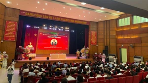 Đại hội lần thứ II Hiệp hội Phát triển nhân lực logistics Việt Nam. (Ảnh: QUỲNH TRANG)