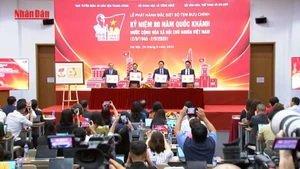 [Video] Phát hành đặc biệt bộ tem kỷ niệm 80 năm Quốc khánh 2/9