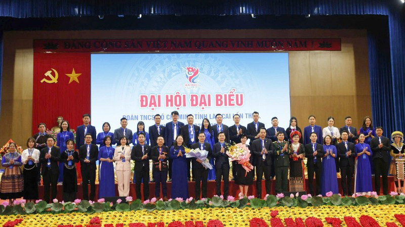 Lãnh đạo Trung ương Đoàn và tỉnh Lào Cai chúc mừng Đoàn Thanh niên Cộng sản Hồ Chí Minh tỉnh Lào Cai.