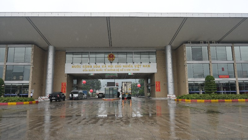 Cửa khẩu quốc tế đường bộ số II Kim Thành, tỉnh Lào Cai.