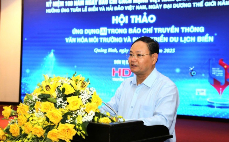 Thứ trưởng Lê Minh Ngân phát biểu tại hội thảo. z6678079893533-dea81f239340fd0e43886a9a367d14ec-5738.jpg