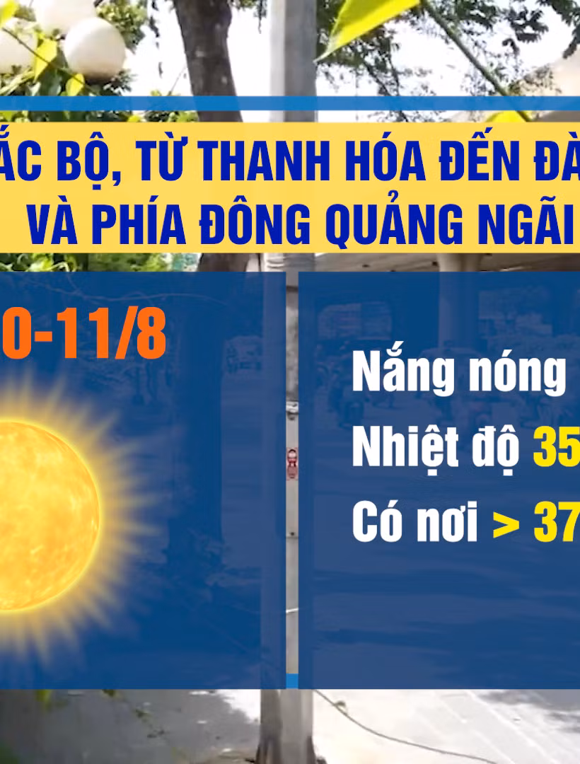 [Video] Khoảng ngày 14-15/8 sẽ chấm dứt nắng nóng gay gắt ở miền Bắc