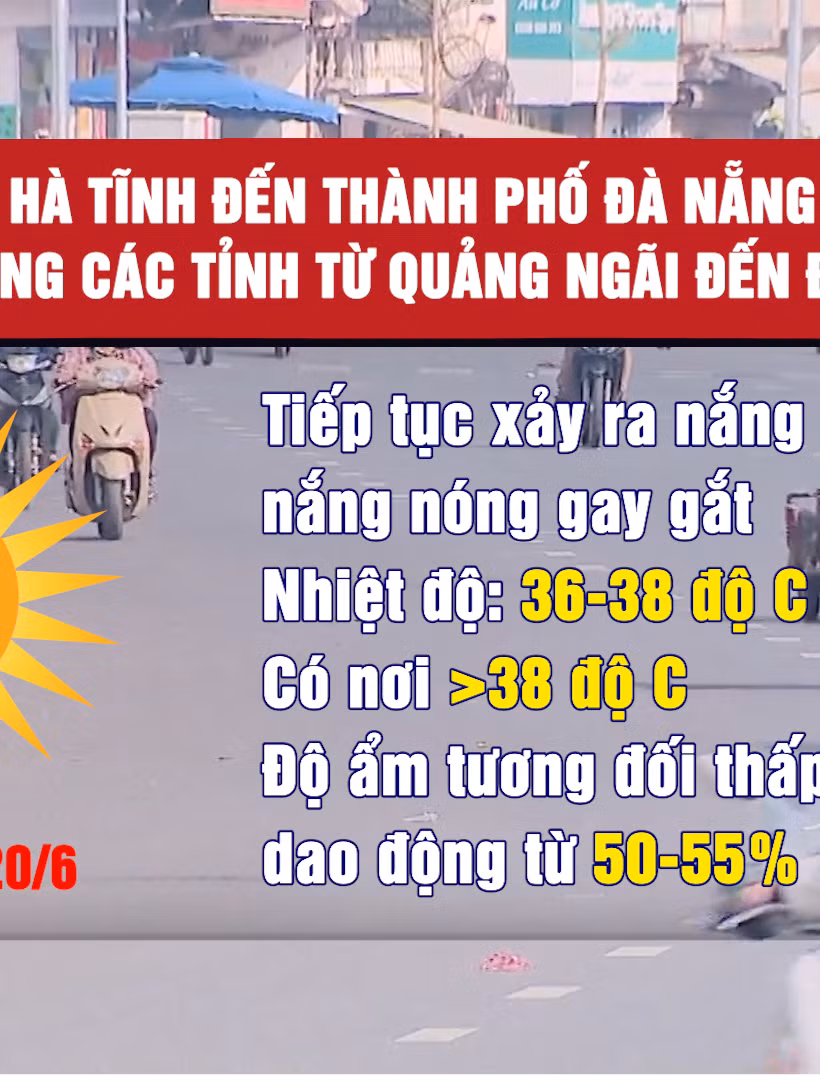 [Video] Nắng nóng mở rộng ra Bắc Bộ, nhiệt độ ngoài trời có thể vượt 40 độ C
