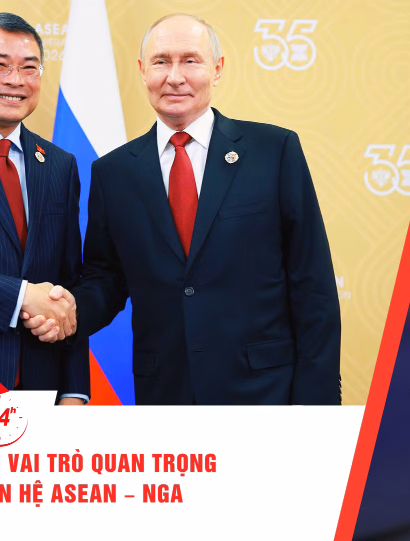 [Video] Thời sự 24h ngày 20/6: Việt Nam đóng vai trò quan trọng trong quan hệ ASEAN-Nga