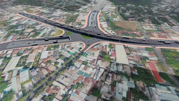 Ngã 5 Phước Kiến tại phường Thủ Dầu Một và phường Phú Lợi. 