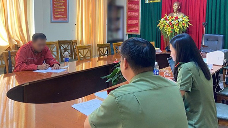 Cơ quan Công an ra quyết định xử phạt vi phạm hành chính P.M.T.P sinh 2000, trú tỉnh Lâm Đồng, số tiền 7,5 triệu đồng. vvv.jpg