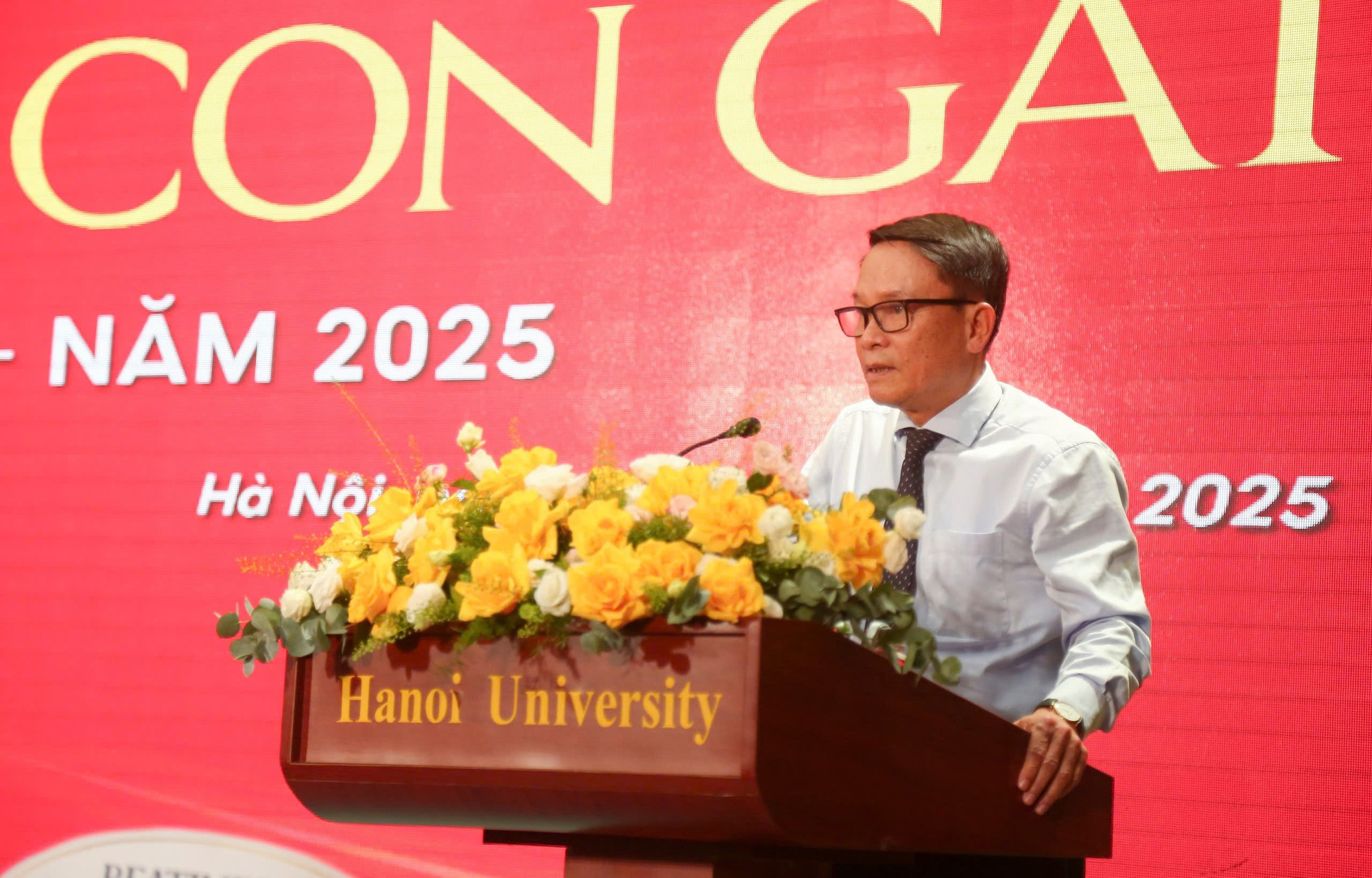 Phó Chủ tịch Thường trực Hội Nhà báo Việt Nam Nguyễn Đức Lợi chia sẻ tại sự kiện. z7004993021937-404863c333fa282c5ecac9c89fac859e.jpg