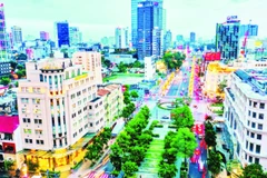 Một góc trung tâm Thành phố Hồ Chí Minh.