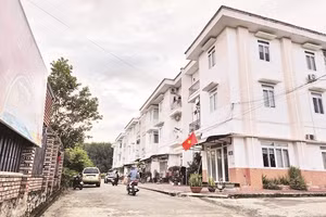 Nhà ở xã hội ở phường Đăk Cấm, tỉnh Quảng Ngãi.