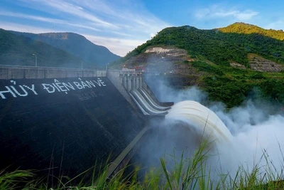 Các hồ thủy điện của EVNGENCO1 đã vận hành an toàn, góp phần cắt lũ bảo đảm an toàn cho hạ du. (Ảnh: GENCO1)