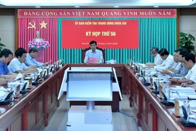 Tại các kỳ họp, Ủy ban Kiểm tra Trung ương đã kết luận và đề nghị cấp có thẩm quyền xem xét, thi hành kỷ luật tổ chức đảng, đảng viên vi phạm. (Ảnh: Đăng Khoa)