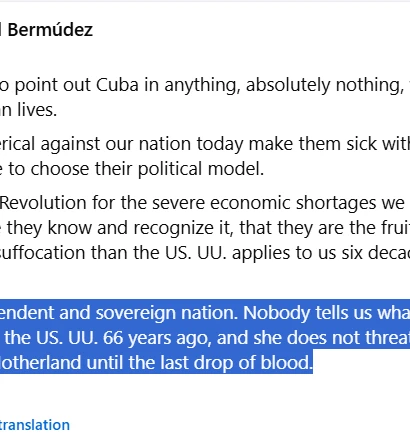 [Video] Chủ tịch Cuba Miguel Diaz-Canel bác lời đe dọa từ Mỹ 