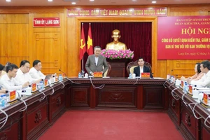 Đồng chí Chủ nhiệm Ủy ban kiểm tra Trung ương phát biểu chỉ đạo hội nghị.