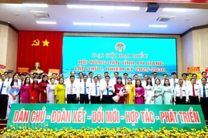 Ban Chấp hành Hội Nông dân tỉnh An Giang lần thứ I nhiệm kỳ 2025-2030 ra mắt Đại hội.
