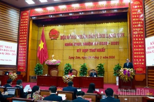 Kỳ họp thứ nhất Hội đồng nhân dân tỉnh Lạng Sơn khóa XVIII nhiệm kỳ 2026-2031.