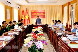 Quang cảnh buổi giám sát.