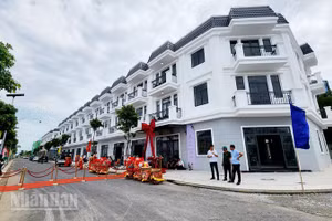 Nhà mẫu dự án Everich Central. (Ảnh: QUỐC TRINH)