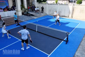 Các vận động viên tham gia thi đấu. (Ảnh: PHƯƠNG VŨ).