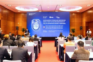 Quang cảnh tọa đàm. (Ảnh: TRUNG HƯNG)