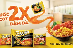 Gói nước cốt 2X gấp đôi đậm đà giúp Mì 3 Miền gói trọn tinh túy ẩm thực Việt trong từng sản phẩm.