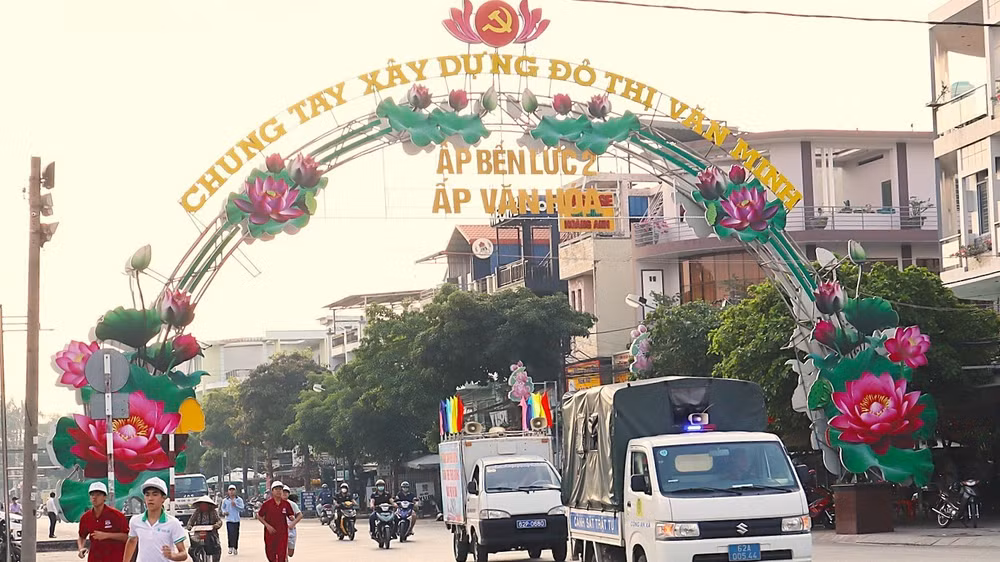 Xã Bến Lức chung tay xây dựng đô thị văn minh hướng tới mục tiêu trở thành phường trước năm 2030.