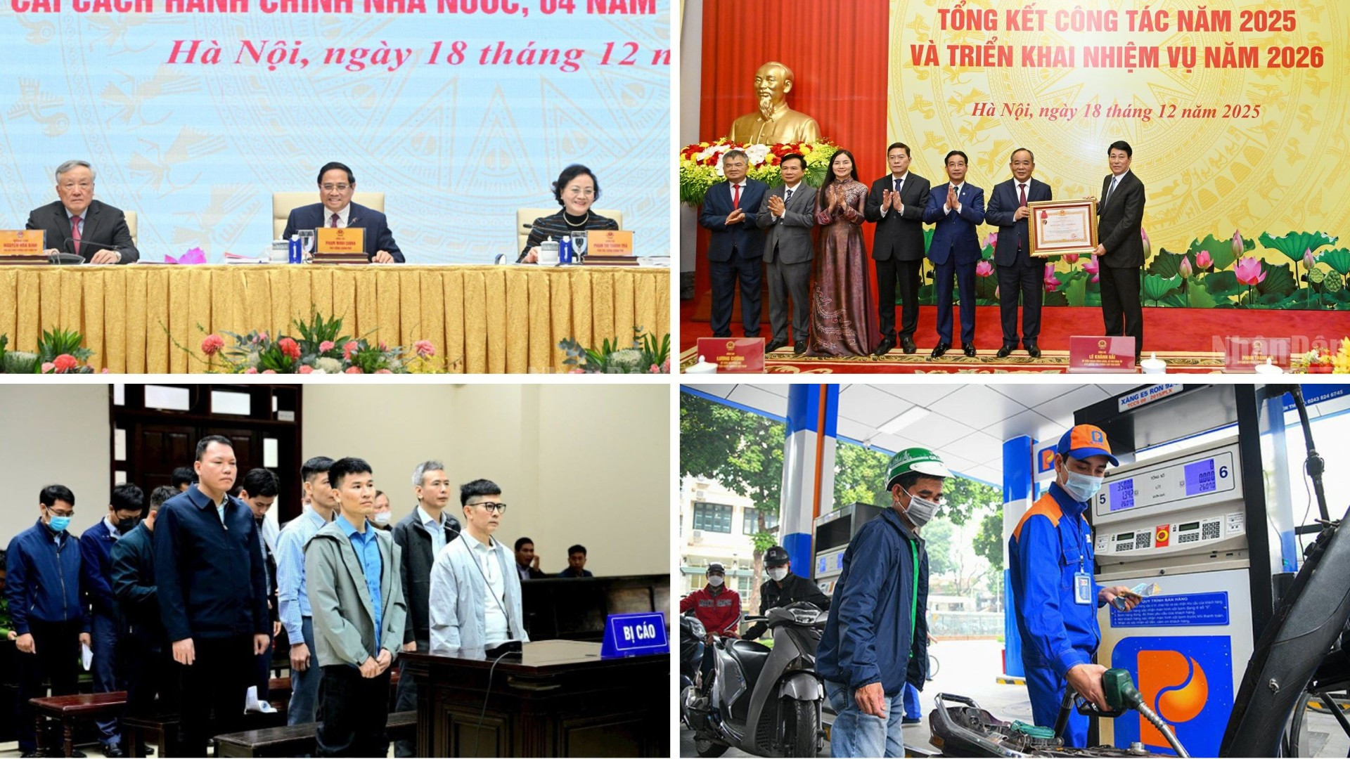 Tin nổi bật ngày 18/12: Thủ tướng chủ trì hội nghị sơ kết triển khai Nghị quyết 57-NQ/TW; Giá xăng về dưới 20.000 đồng một lít