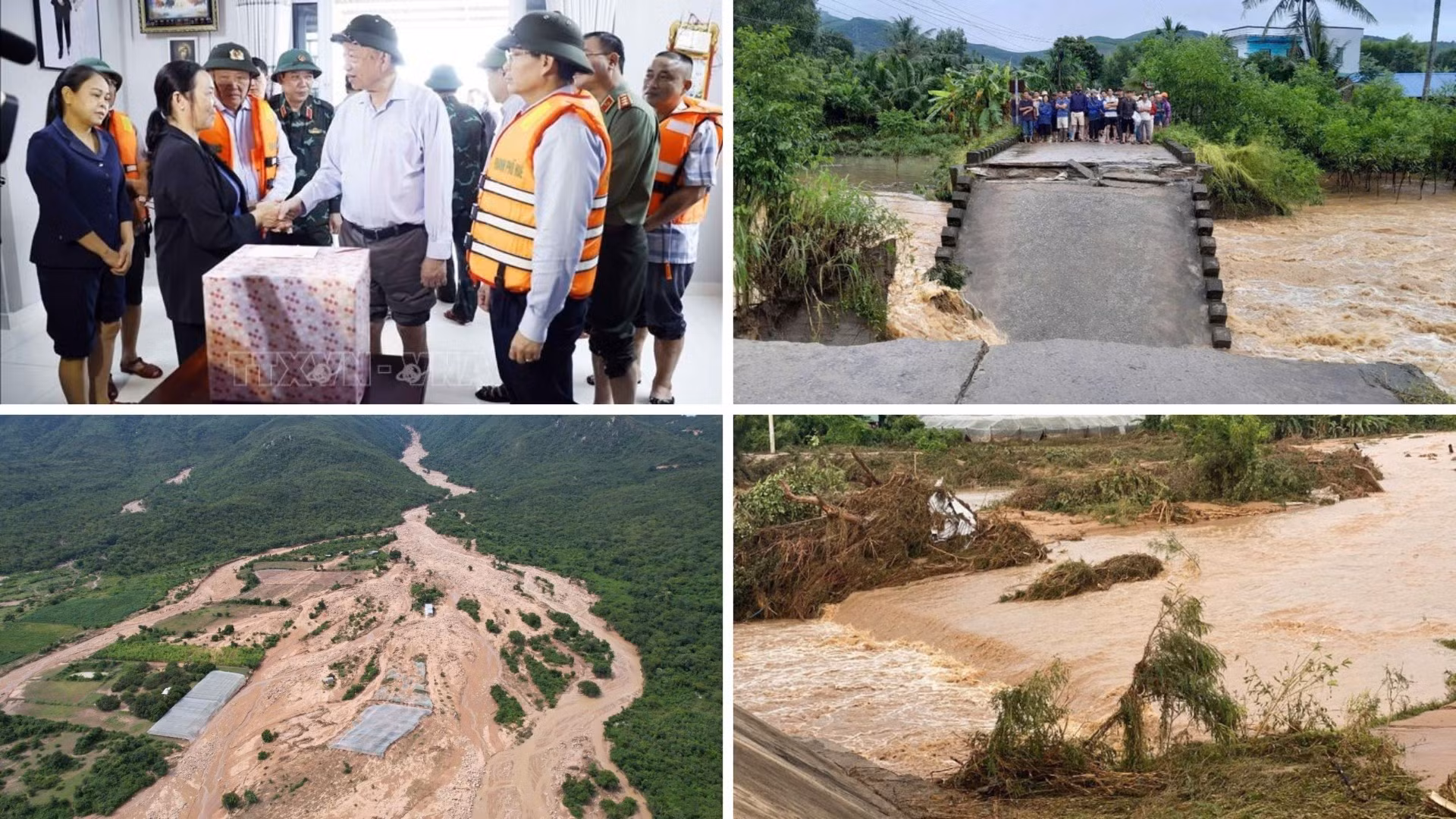 Tin nổi bật ngày 2/11: Tổng Bí thư Tô Lâm thăm người dân vùng lũ tại Huế; mưa lũ gây sập cầu dân sinh, sạt lở núi tại Quảng Ngãi