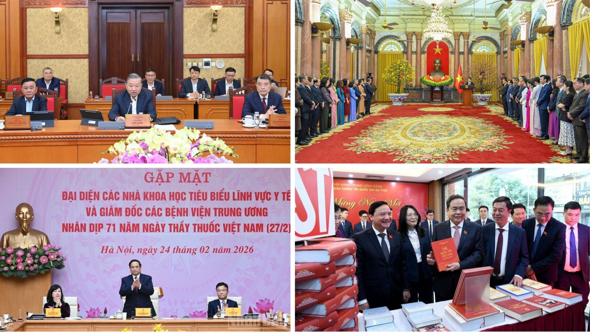 Tin nổi bật ngày 24/2: Lãnh đạo Đảng, Nhà nước gặp mặt, thăm chúc tết một số đơn vị; Truy tố cựu Chủ tịch Tập đoàn Sen Tài Thu 