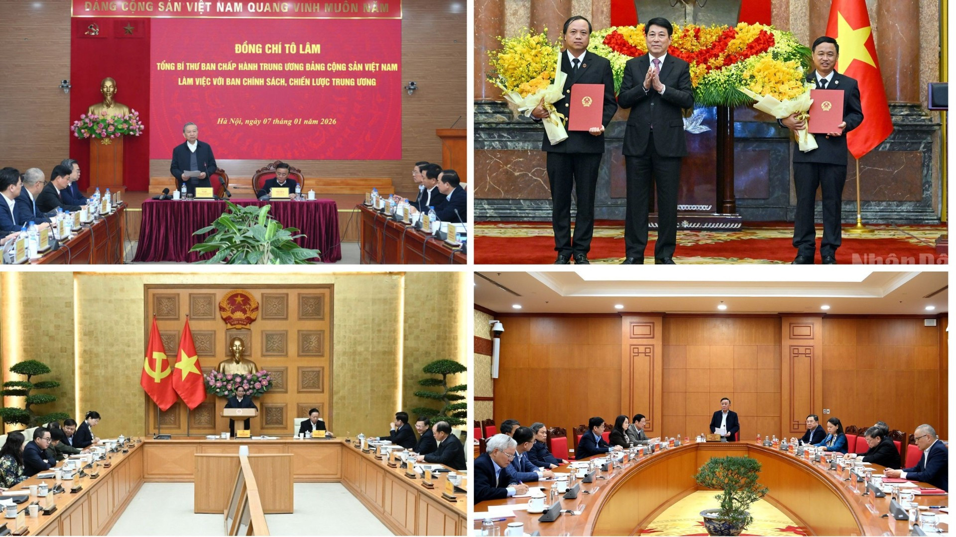 Tin nổi bật ngày 7/1: Tổng Bí thư Tô Lâm làm việc với Ban Chính sách, Chiến lược Trung ương; Tiến hành Tổng điều tra kinh tế năm 2026 trên toàn quốc