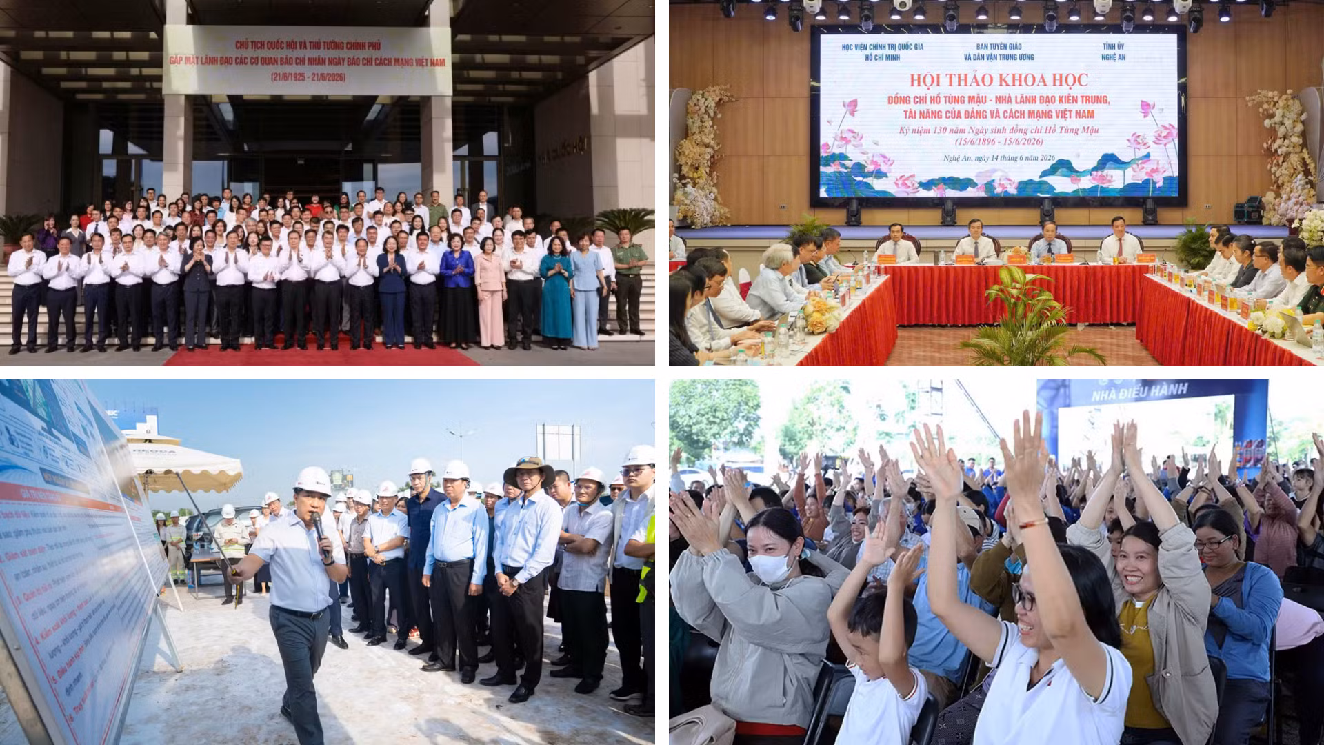 Tin nổi bật ngày 14/6: Thủ tướng Chính phủ và Chủ tịch Quốc hội gặp mặt lãnh đạo các cơ quan báo chí; Nhiều hoạt động kỷ niệm 130 năm Ngày sinh đồng chí Hồ Tùng Mậu
