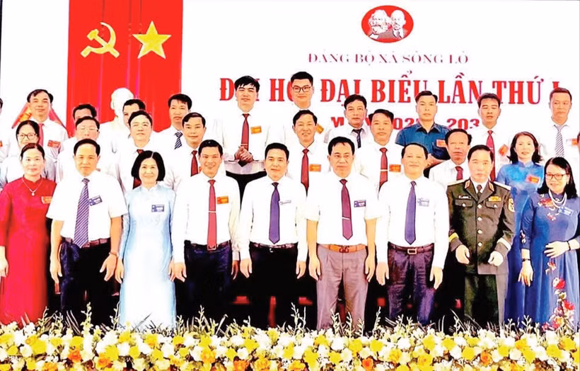 Các đại biểu tại Đại hội Đảng bộ xã Sông Lô, nhiệm kỳ 2025-2030.