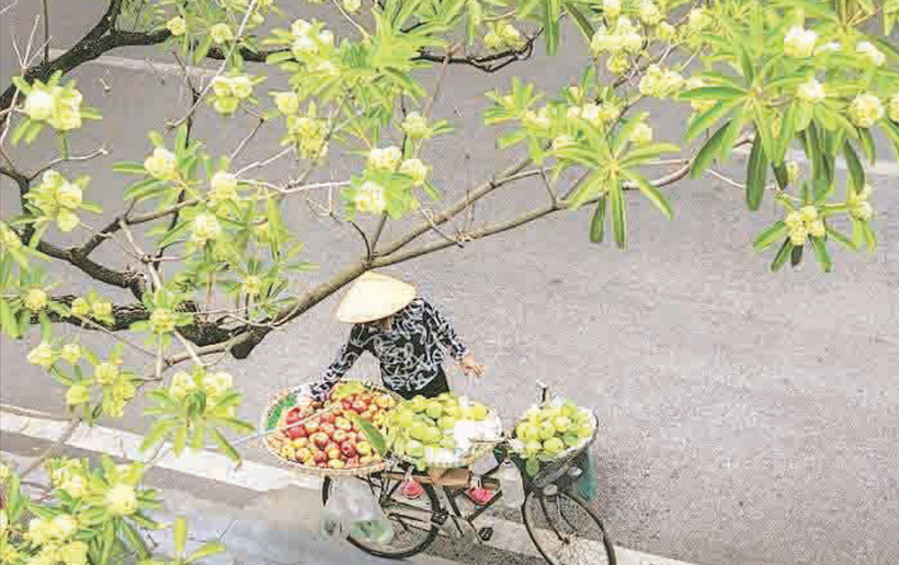 Thu Hà Nội đem theo những điều giản dị mà lãng mạn. (Ảnh LÊ TRANG)