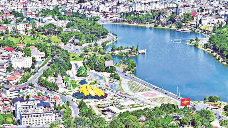 Khu vực trung tâm tỉnh Lâm Đồng.