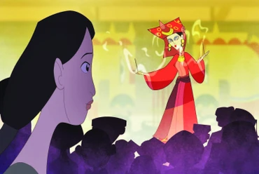 Một cảnh trong phim hoạt hình Tàn thể: Tiền truyện. 