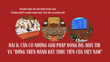 Cần có những giải pháp đồng bộ, khả thi và “đứng trên mảnh đất thực tiễn của Việt Nam”