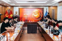 Họp báo giới thiệu Chương trình nghệ thuật “Với Đảng vẹn toàn niềm tin yêu”. (Ảnh: VOV)