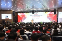 Quang cảnh sự kiện Ngày hội Đổi mới sáng tạo quốc gia.