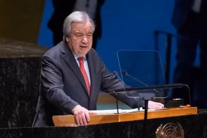 Tổng Thư ký Liên hợp quốc Antonio Guterres. (Ảnh: Tân Hoa Xã)