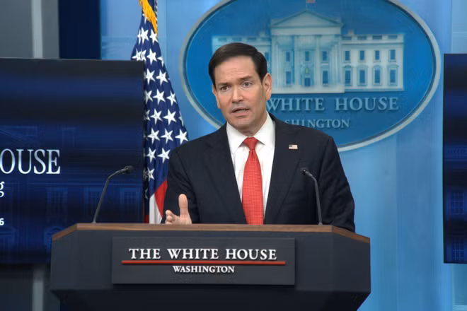 Bộ trưởng Ngoại giao Mỹ Marco Rubio. (Ảnh: THX/TTXVN)