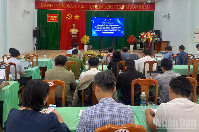 Công bố kết quả thử nghiệm về phương pháp phân tích bằng chỉ thị SSR đối với sâm Ngọc Linh.