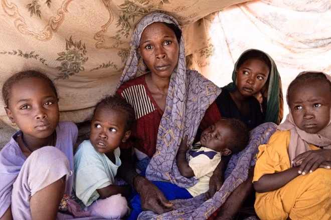 Người tị nạn tại Tawila, Bắc Darfur, Sudan. (Ảnh: THX/TTXVN)