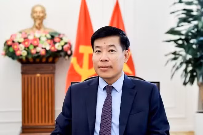 Đồng chí Nguyễn Mạnh Cường, Ủy viên Trung ương Đảng, Phó Bí thư Thường trực Đảng ủy Bộ, Thứ trưởng Ngoại giao. (Ảnh: Bộ Ngoại giao Việt Nam)