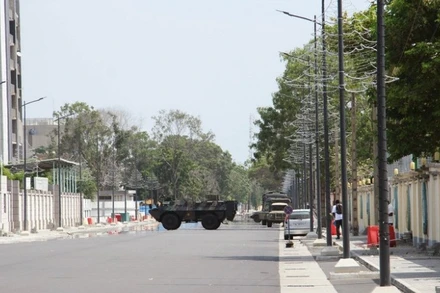 Quang cảnh đường phố tại Cotonou, Benin. (Ảnh: THX)