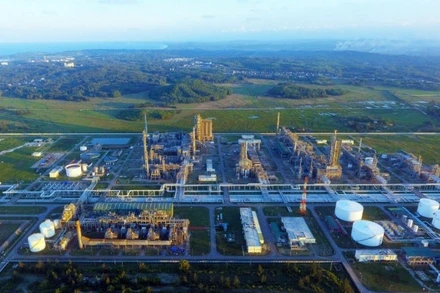 Nhà máy lọc dầu Dung Quất có công suất 6,5 triệu tấn/năm, đáp ứng khoảng 30% nhu cầu xăng dầu nội địa.